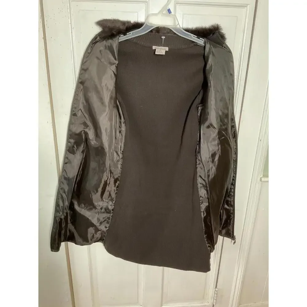 Escapade suede Medium Brown knee length jacket - Picture 8 of 10